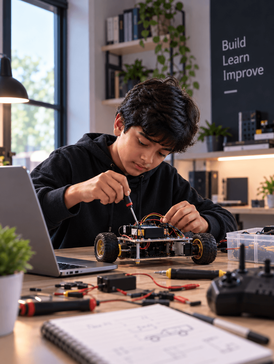 Kidbot activity: Hands on Building